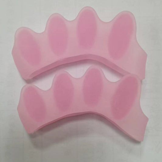 Silikon Toe Separator für Männer und Frauen (schwarz, pink)