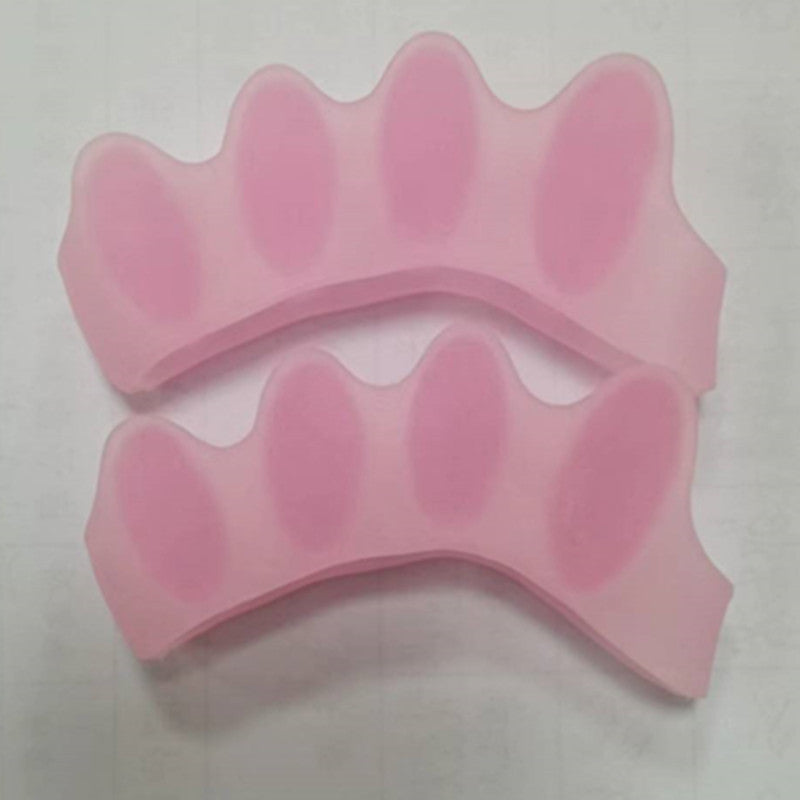 Silikon Toe Separator für Männer und Frauen (schwarz, pink)