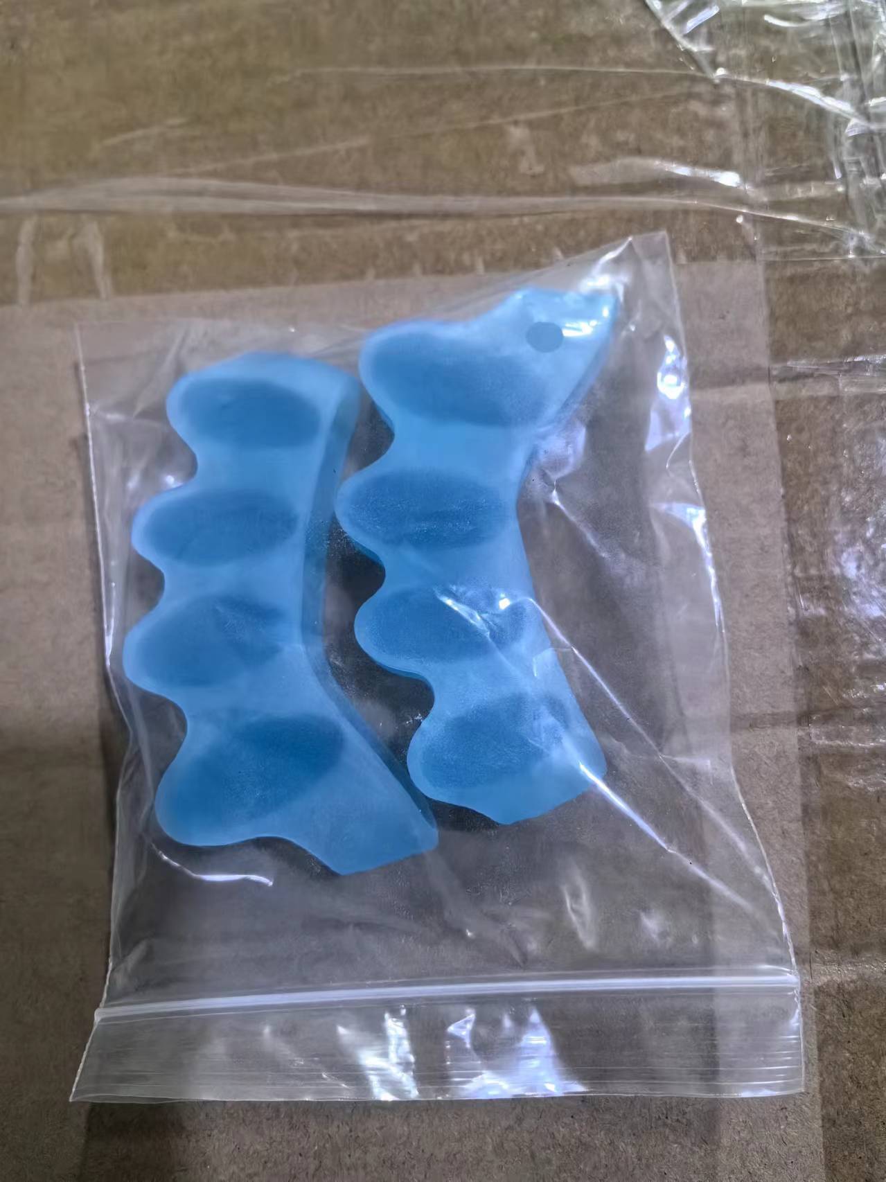 Silikon Toe Separator für Männer und Frauen (schwarz, pink)